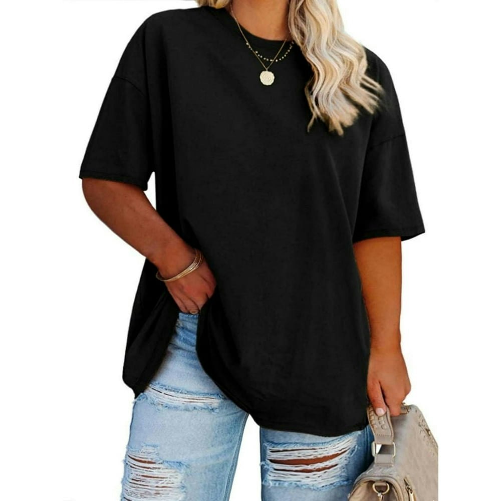 Women's Plus Size Oversized T-Shirt Tunic Top: $11.59 Women's Plus Size Oversized T-Shirt Tunic Top: $11.59