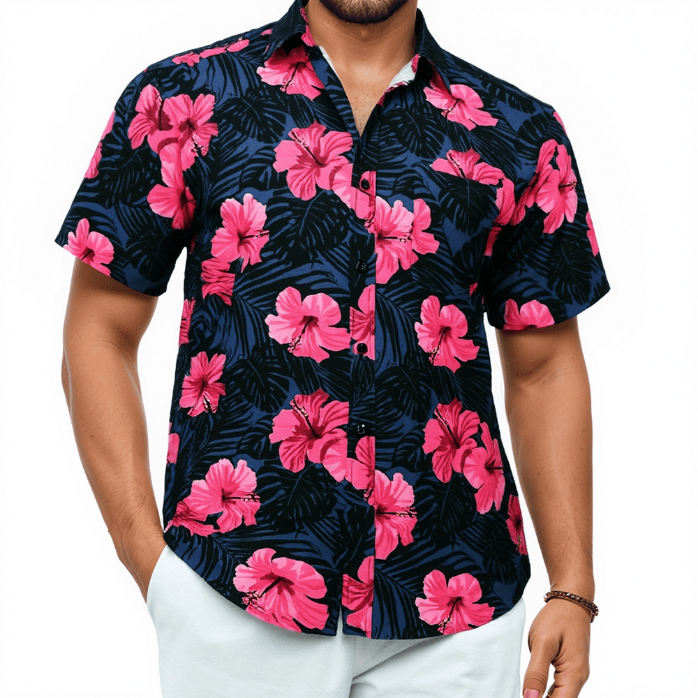 Men's Hawaiian Short Sleeve Aloha Button-Down Shirt: $16.09 Men's Hawaiian Short Sleeve Aloha Button-Down Shirt: $16.09