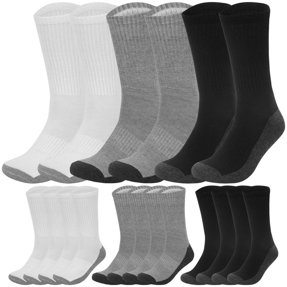 Usavemo Men's Cushion Crew Socks 12-Pack: $19.98