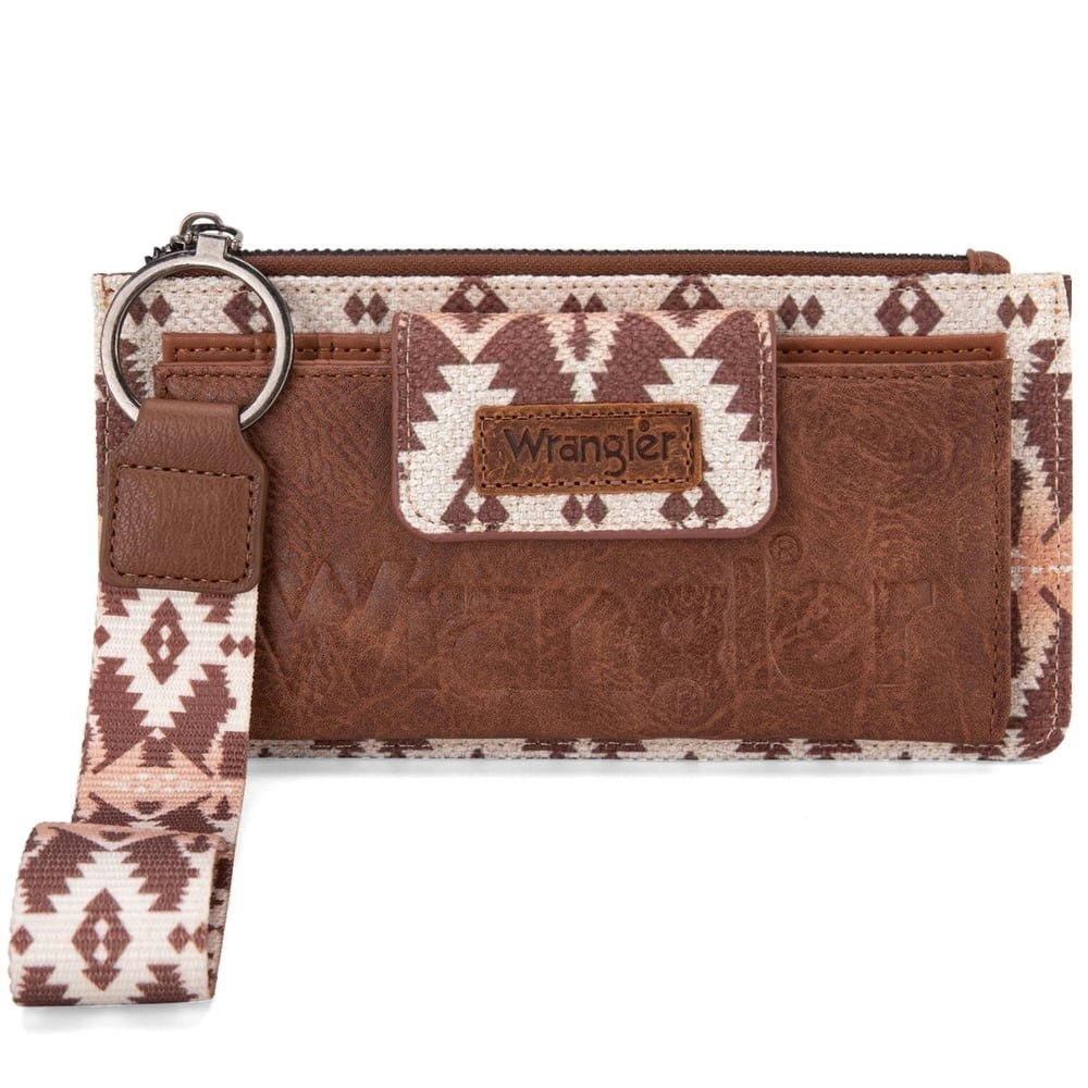 Wrangler Western Clutch RFID Wallet: $28.99 Wrangler Western Clutch RFID Wallet: $28.99