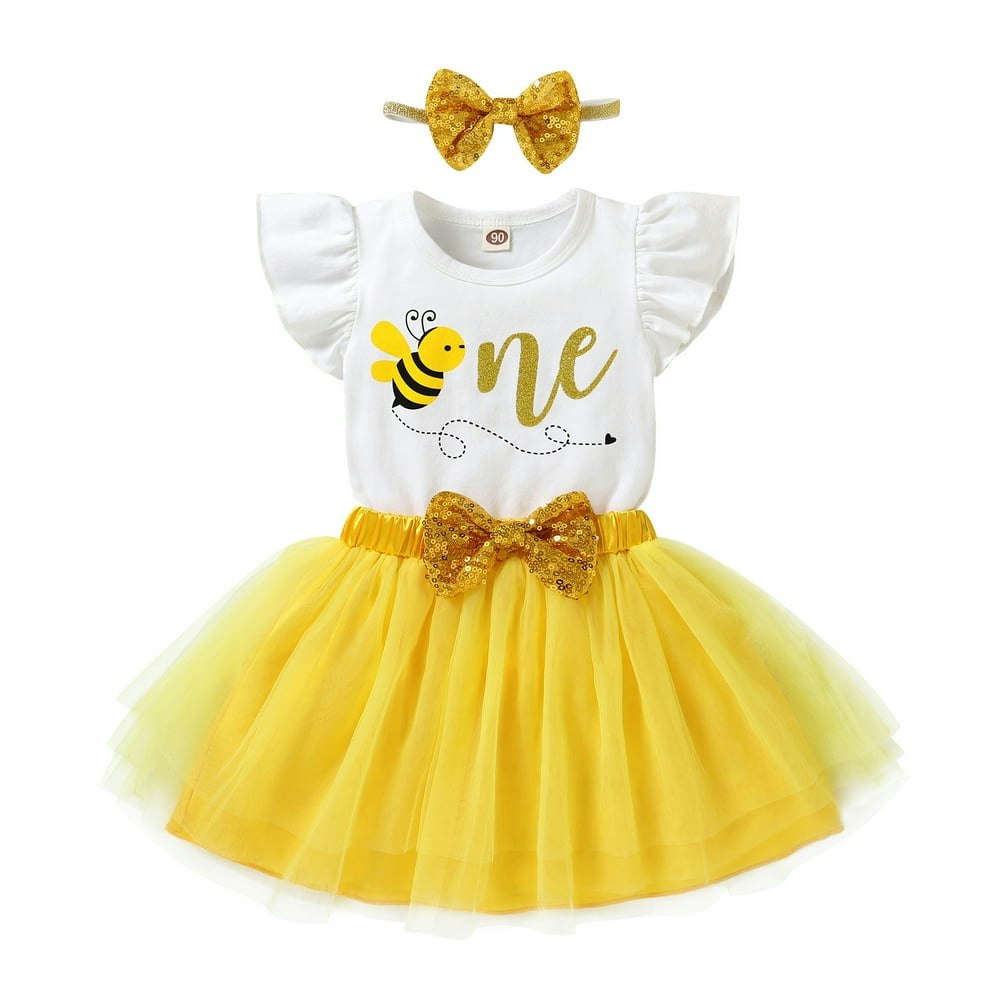 Younger Tree Baby Bee 1st Birthday Girl Outfit Set 12-18 Months: $12.99 Younger Tree Baby Bee 1st Birthday Girl Outfit Set 12-18 Months: $12.99