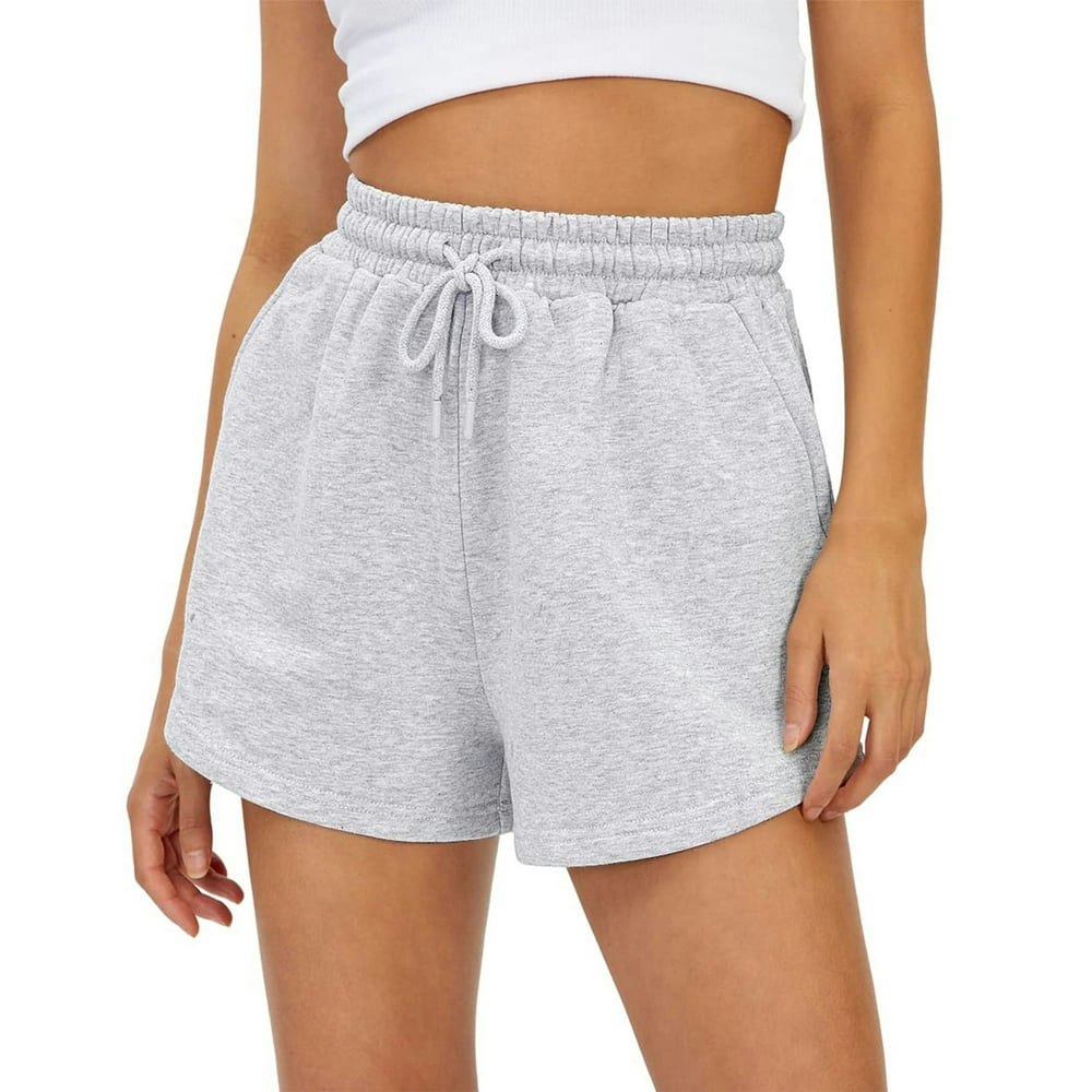 SUNBS Women's Cotton Athletic Sweat Shorts with Pockets: $13.99