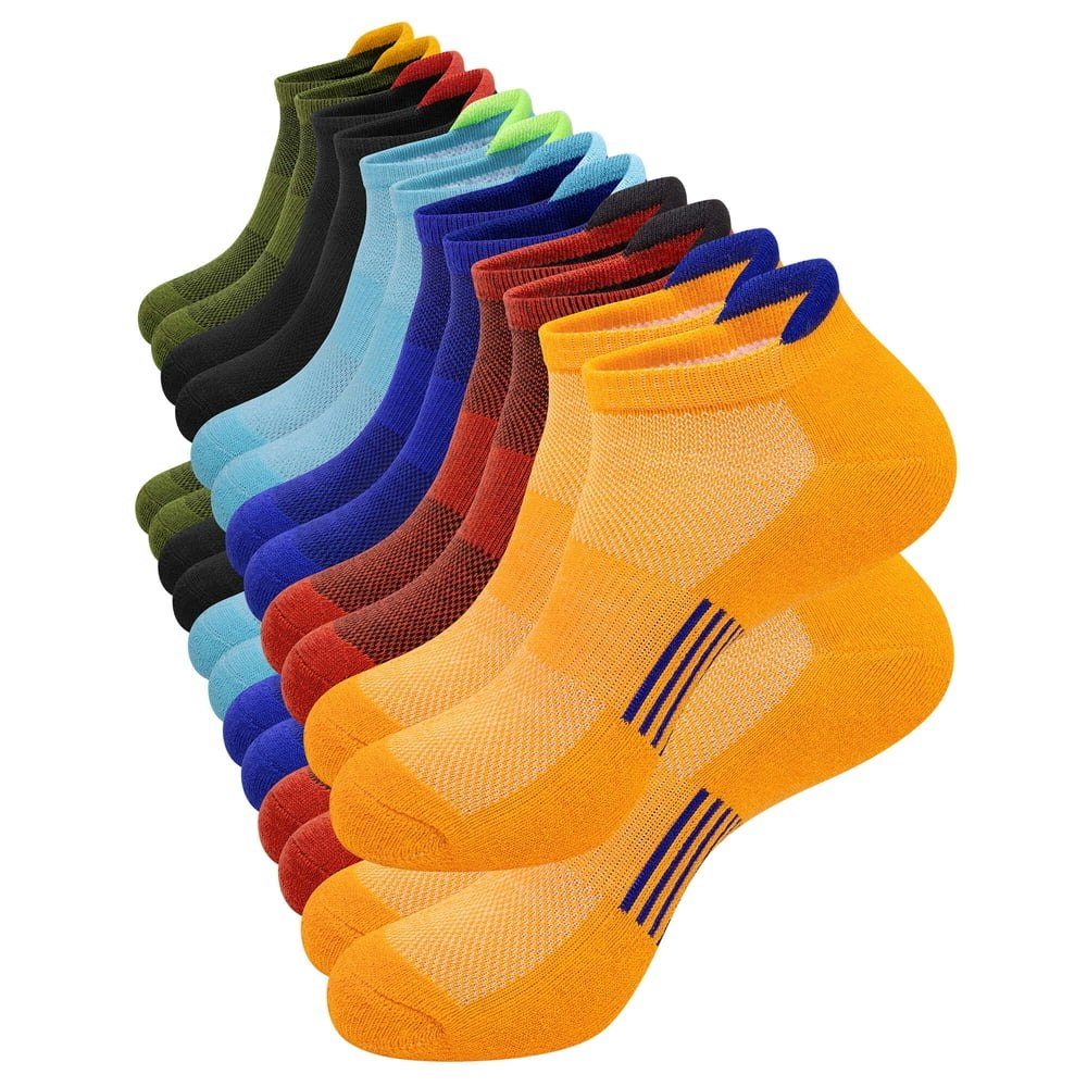 Koithot Men's Cushioned Ankle Socks 12-Pair Pack Size 10-13: $15.99