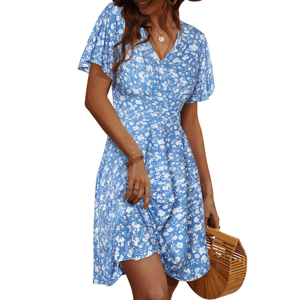 UVN Women's Floral Print A-Line Midi Dress: $14.89 UVN Women's Floral Print A-Line Midi Dress: $14.89