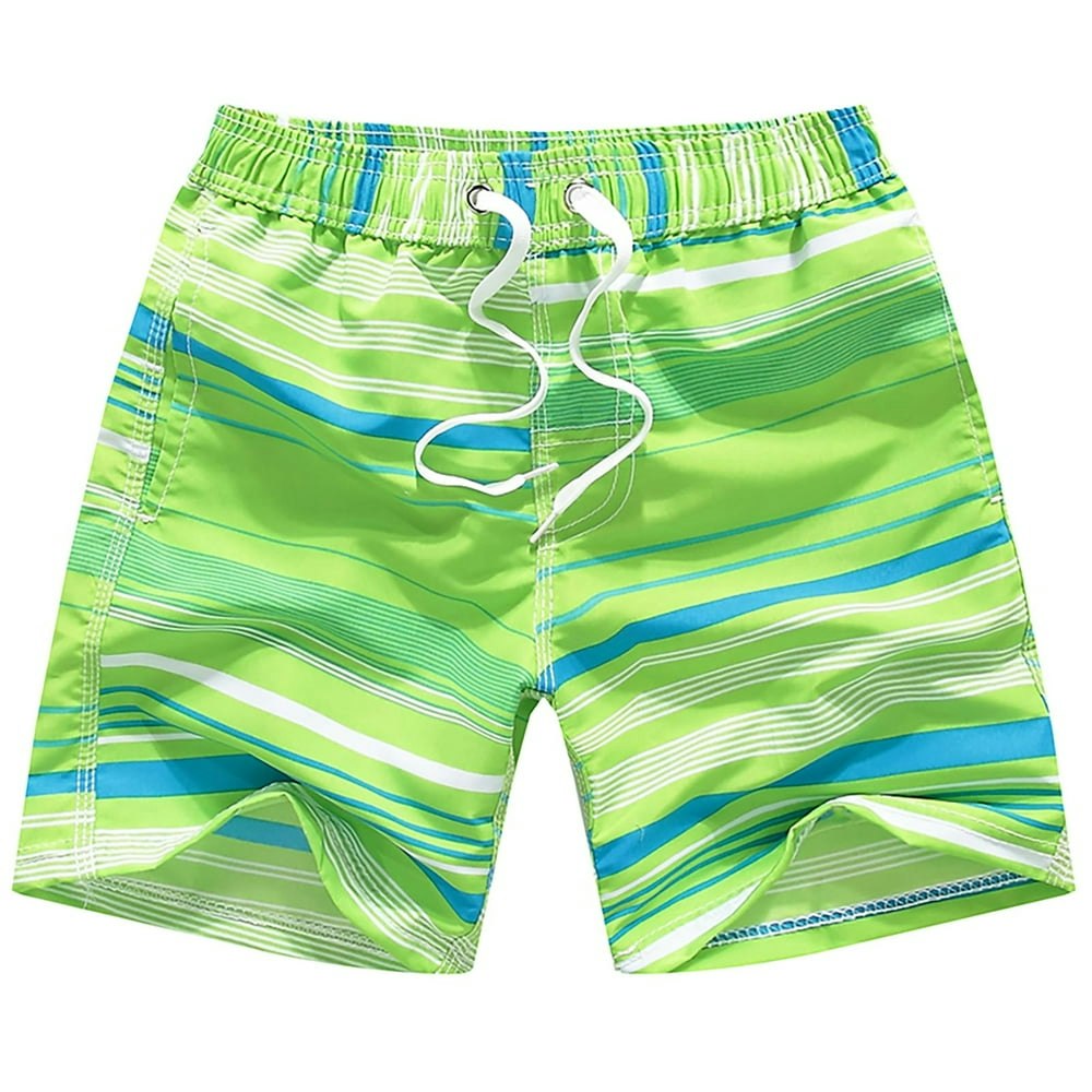 Boys' Quick-Dry Swim Trunks with Mesh Lining: $11.99