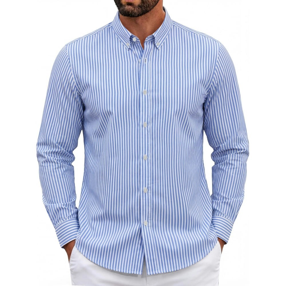 Gents Bliss Men's Long Sleeve Striped Dress Shirt: $17.09 Gents Bliss Men's Long Sleeve Striped Dress Shirt: $17.09