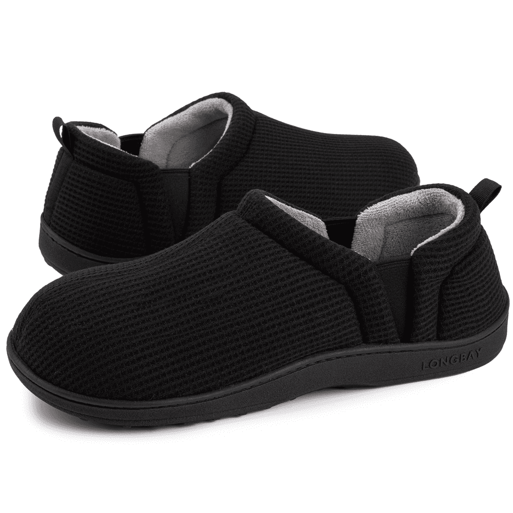 LongBay Men's Memory Foam House Slippers: $16.99 LongBay Men's Memory Foam House Slippers: $16.99
