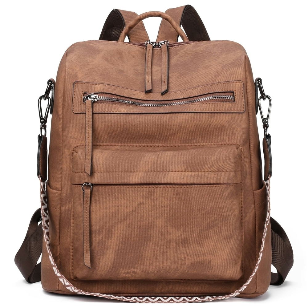 GOIACII Women's Leather Anti-Theft Backpack Purse: $26.59 GOIACII Women's Leather Anti-Theft Backpack Purse: $26.59
