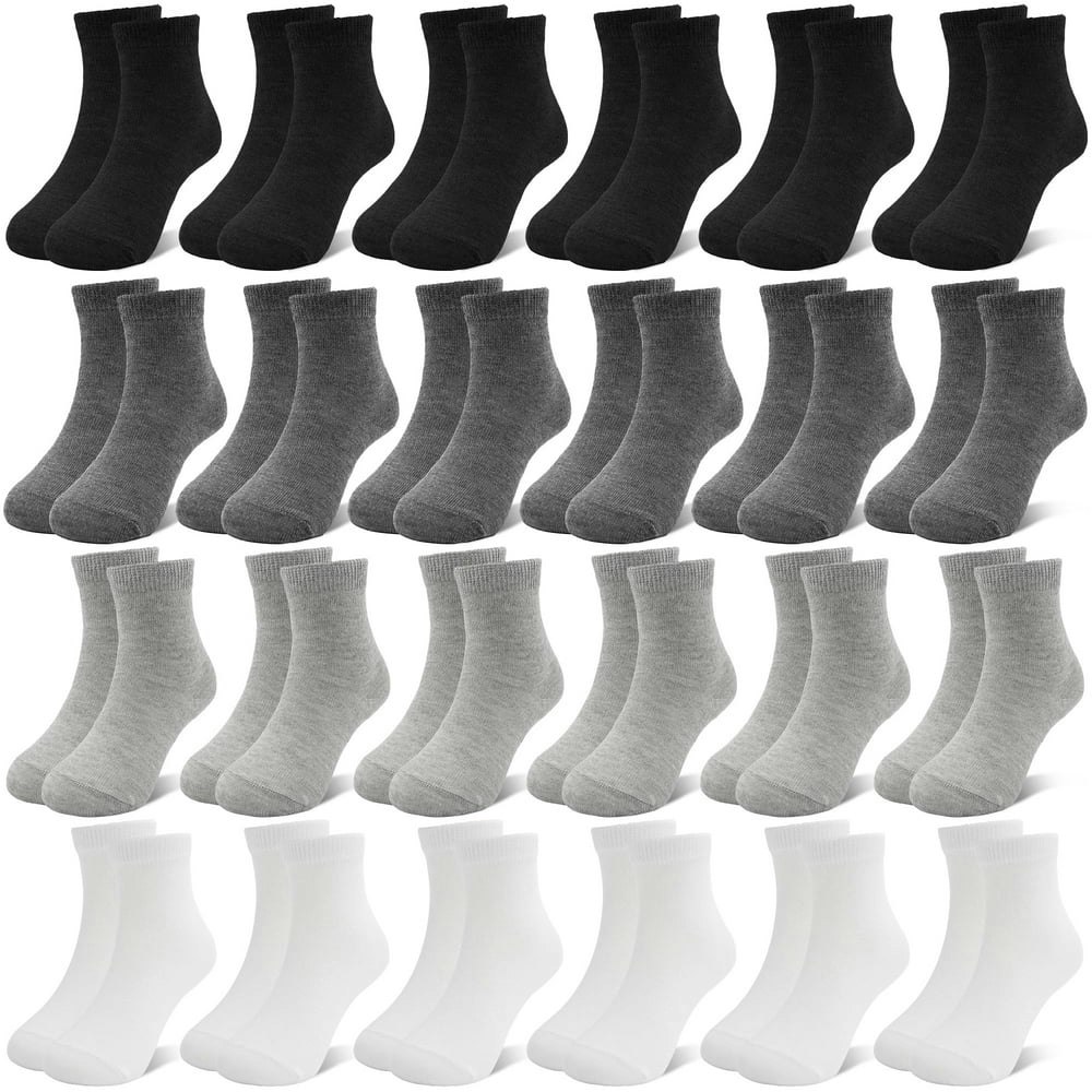 Elutong Kids Crew Athletic Socks 24-Pair Pack: $13.99 Elutong Kids Crew Athletic Socks 24-Pair Pack: $13.99