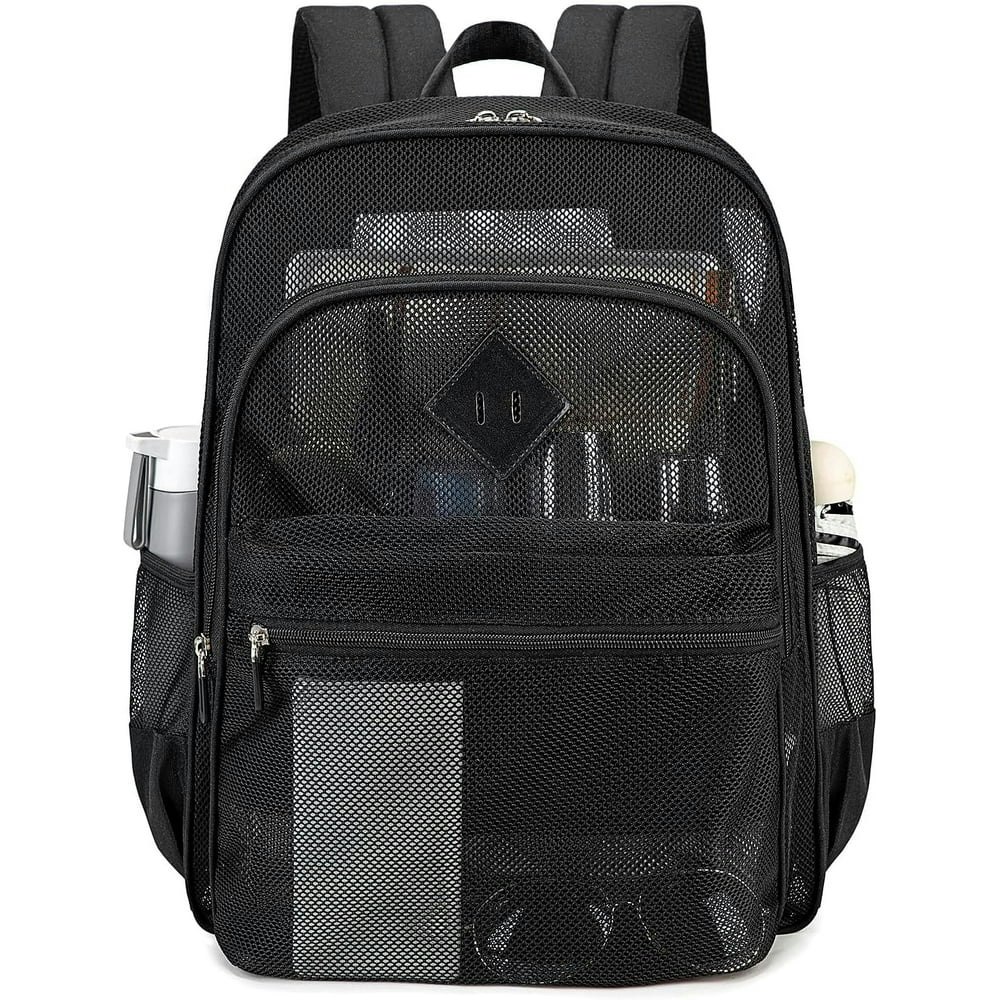Dakimoe Mesh Transparent Backpack: $23.99