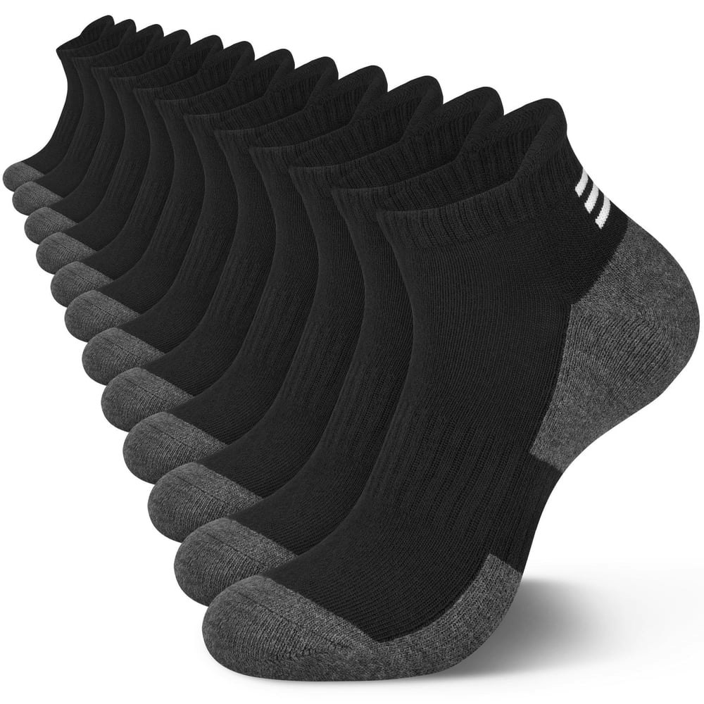 KOITHOT Men's Ankle Socks 6-Pair Pack: $11.29