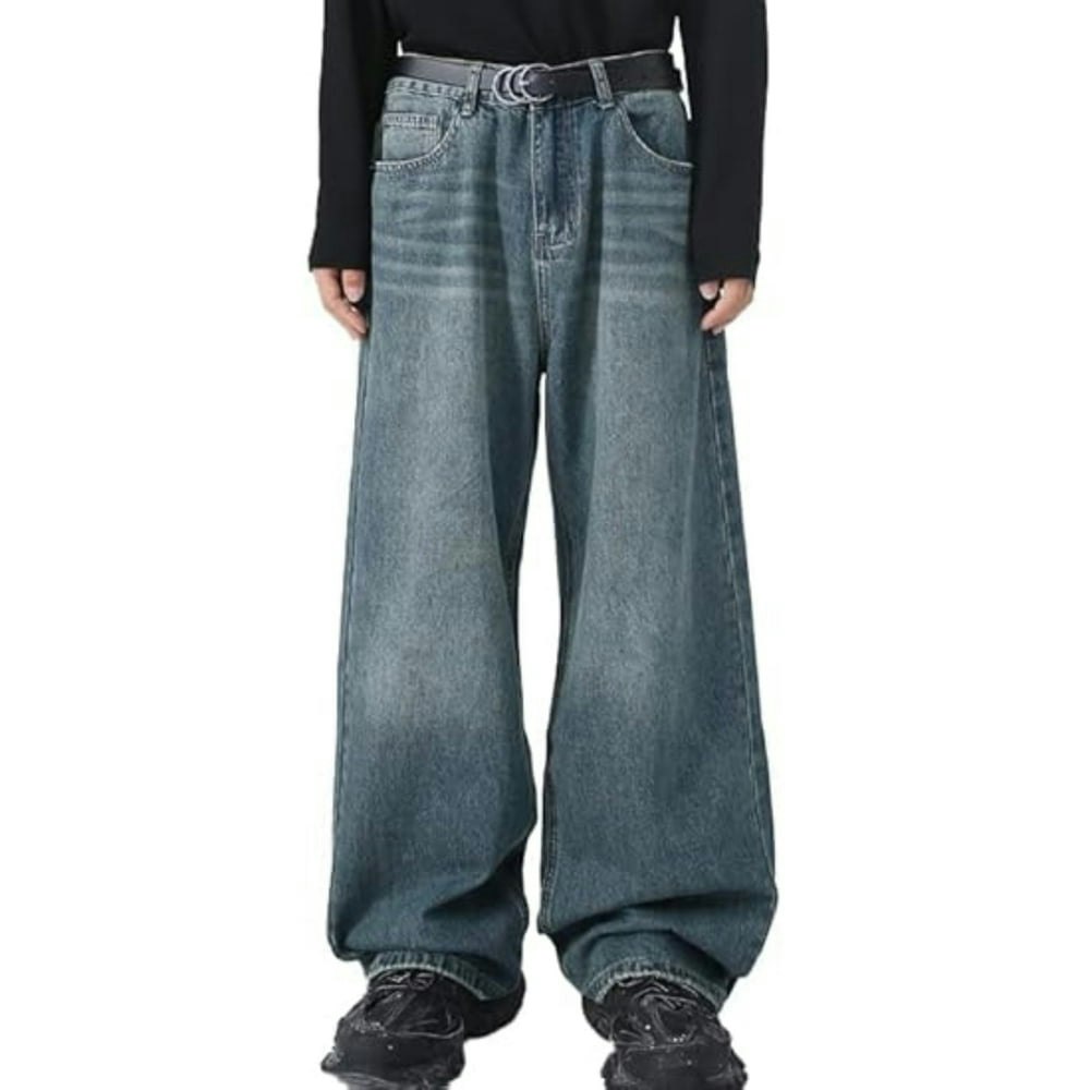 Emmiol Men's Wide Leg Baggy Jeans: $29.98