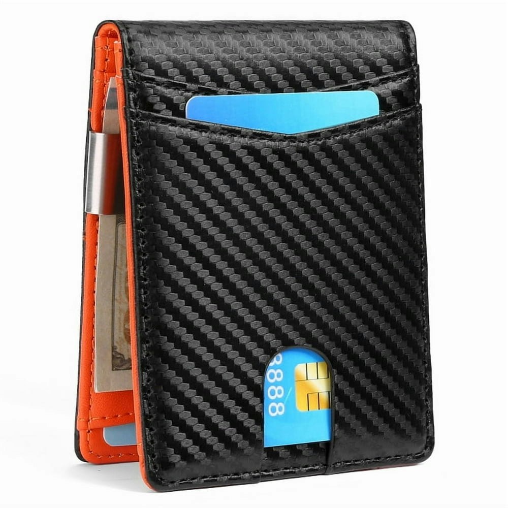 Falan Mule Minimalist RFID Bifold Leather Wallet: $12.24