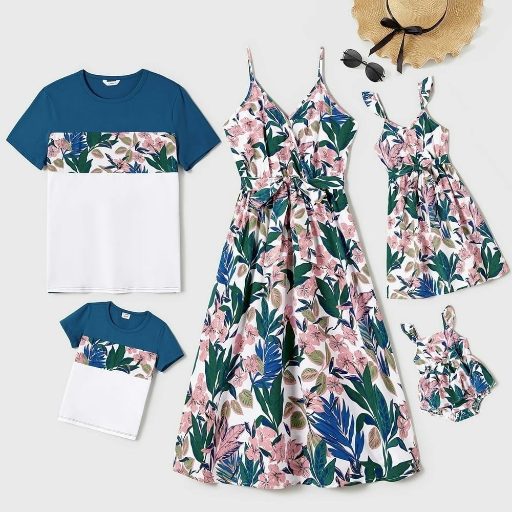 PatPat Mommy and Me Matching Floral Slip Dress Set: $19.69