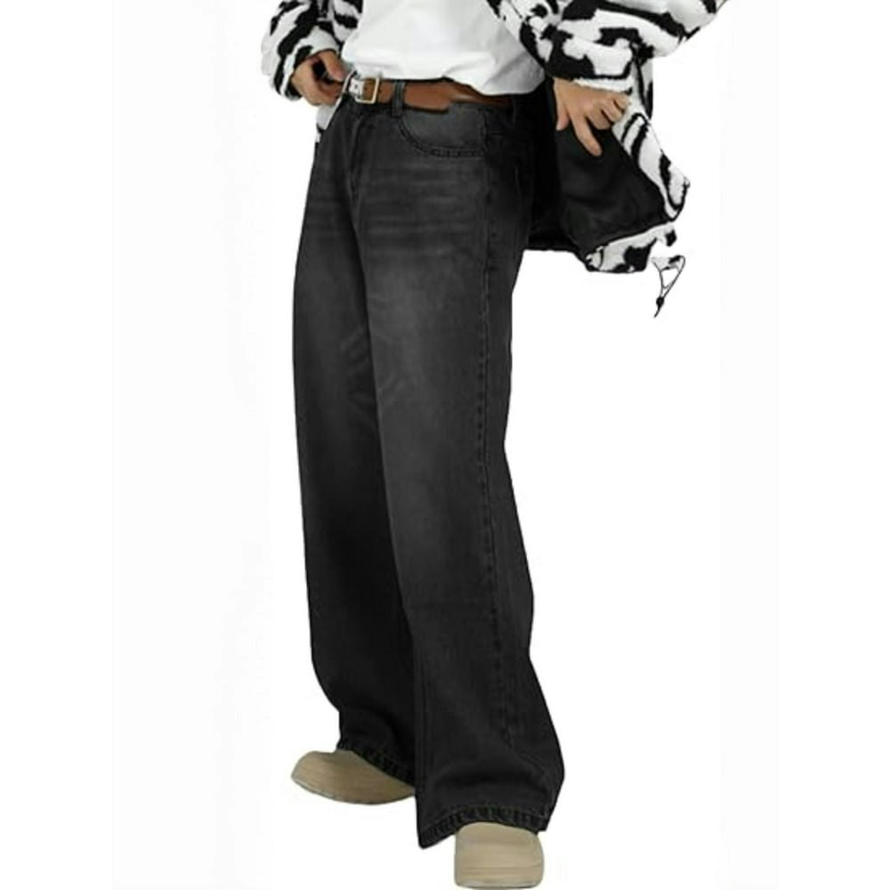 Emmiol Men's Wide Leg Baggy Jeans: $29.98