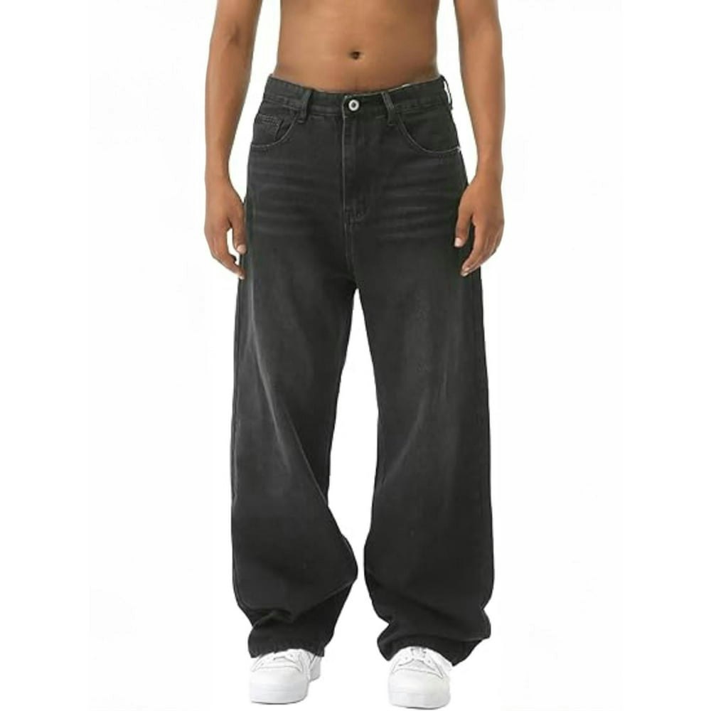Emmiol Men's Wide Leg Baggy Denim Jeans: $32.96 Emmiol Men's Wide Leg Baggy Denim Jeans: $32.96