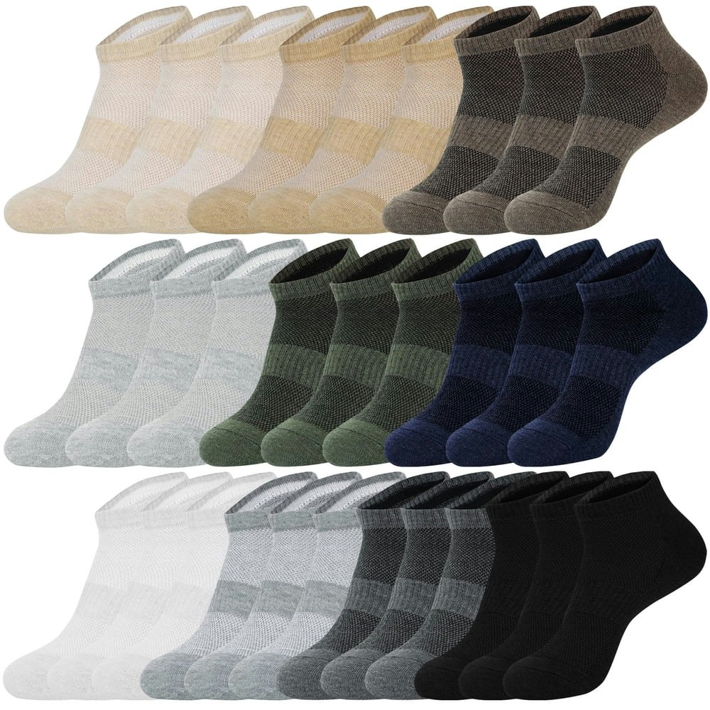 Sophproton Men's Ankle Socks 30-Pair Pack: $19.89
