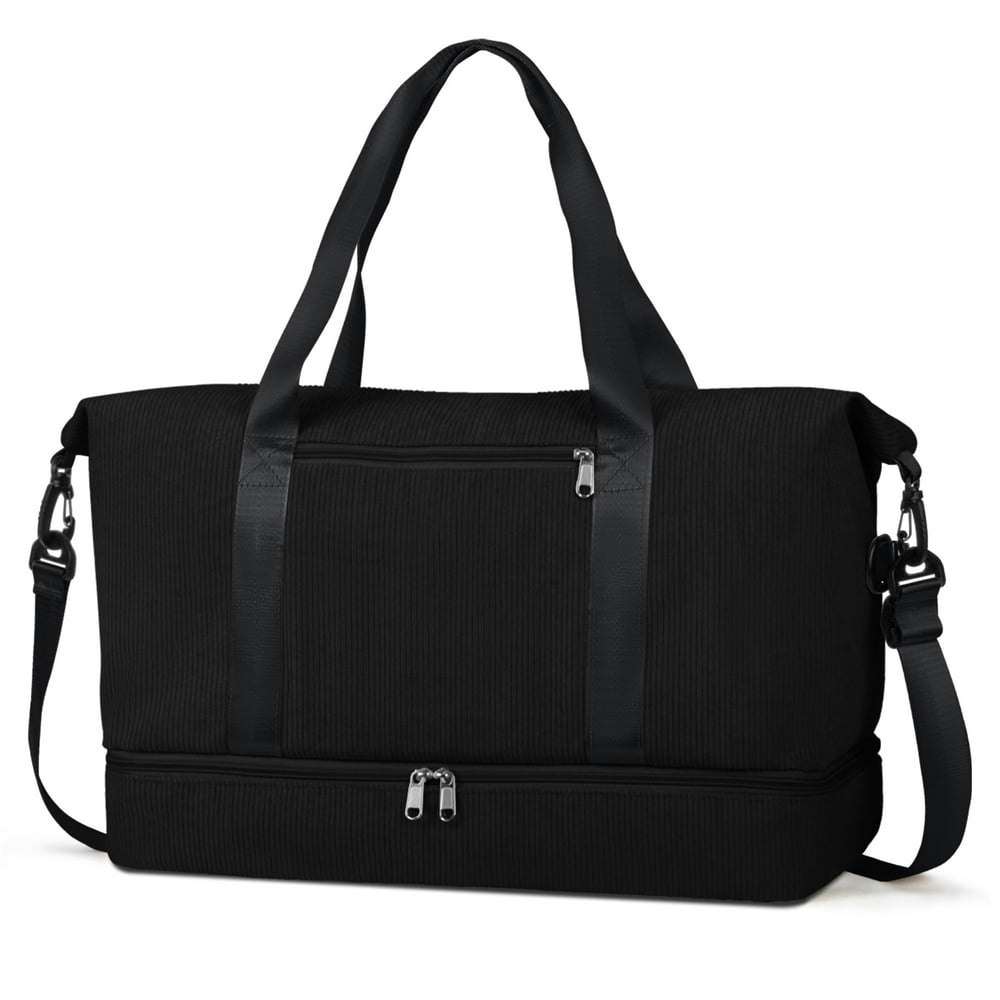 Gynky Travel Weekender Duffel Bag with Shoe Compartment: $16.99