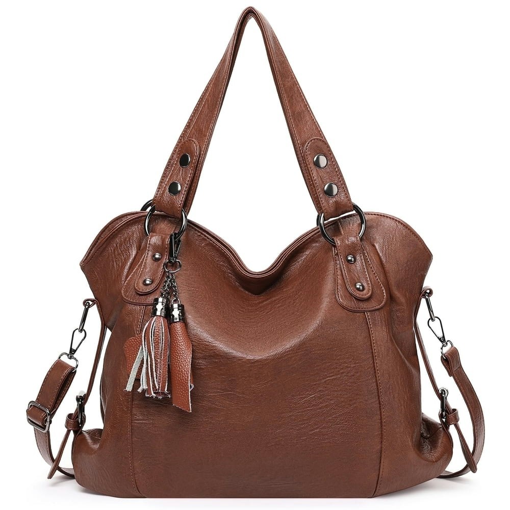 Kalunma Large Leather Tote Bag for Women: $35.23 Kalunma Large Leather Tote Bag for Women: $35.23