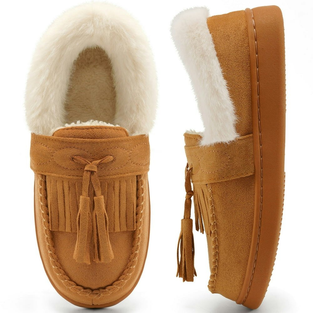 Ecetana Fuzzy Memory Foam Slippers for Women: $12.87 Ecetana Fuzzy Memory Foam Slippers for Women: $12.87