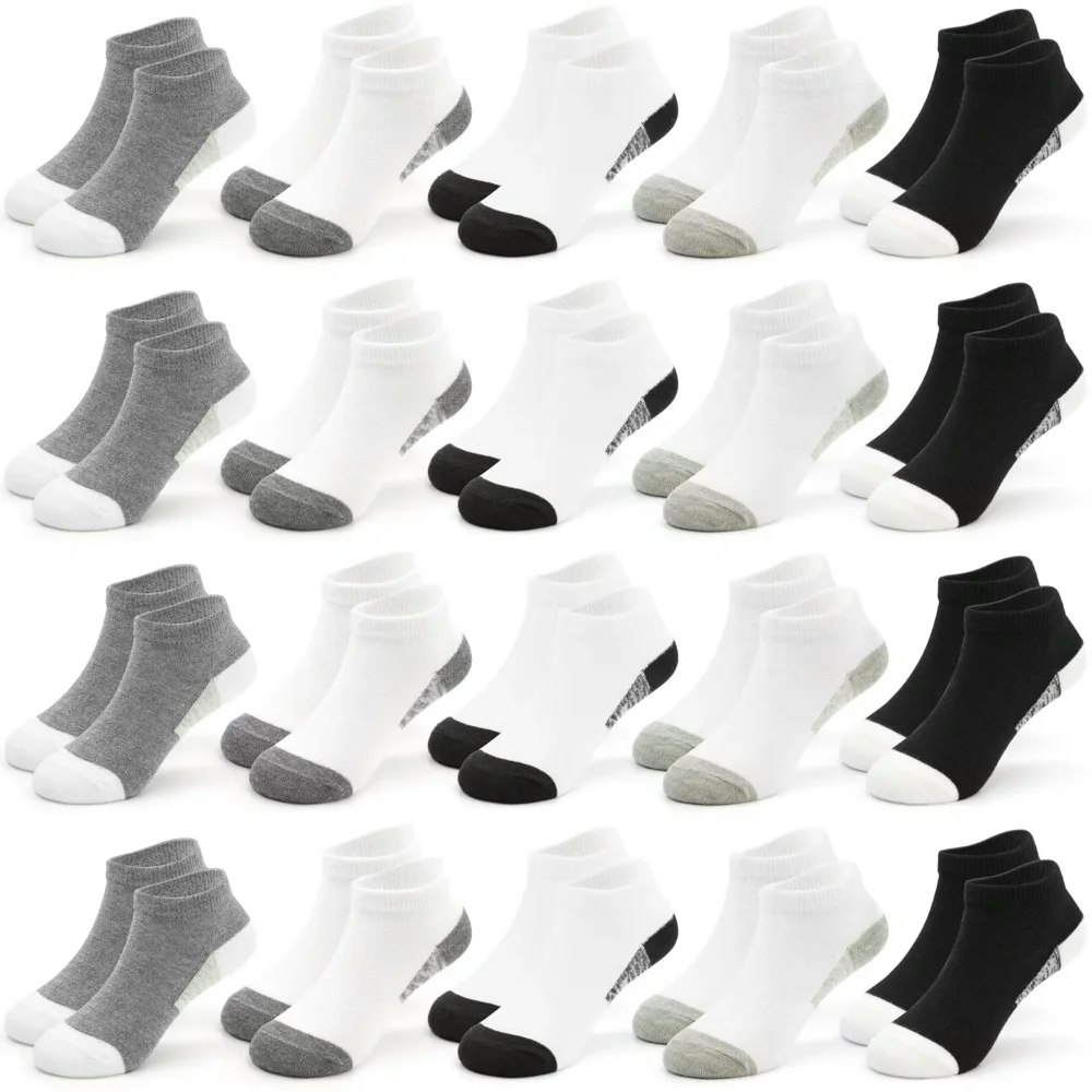 Kids Low Cut Ankle Athletic Socks 20-Pair Pack: $11.49 Kids Low Cut Ankle Athletic Socks 20-Pair Pack: $11.49