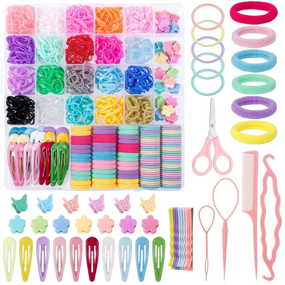 Bocaoying 1,350-Piece Elastic Hair Ties Set with Organizer Box: $10.38 Bocaoying 1,350-Piece Elastic Hair Ties Set with Organizer Box: $10.38