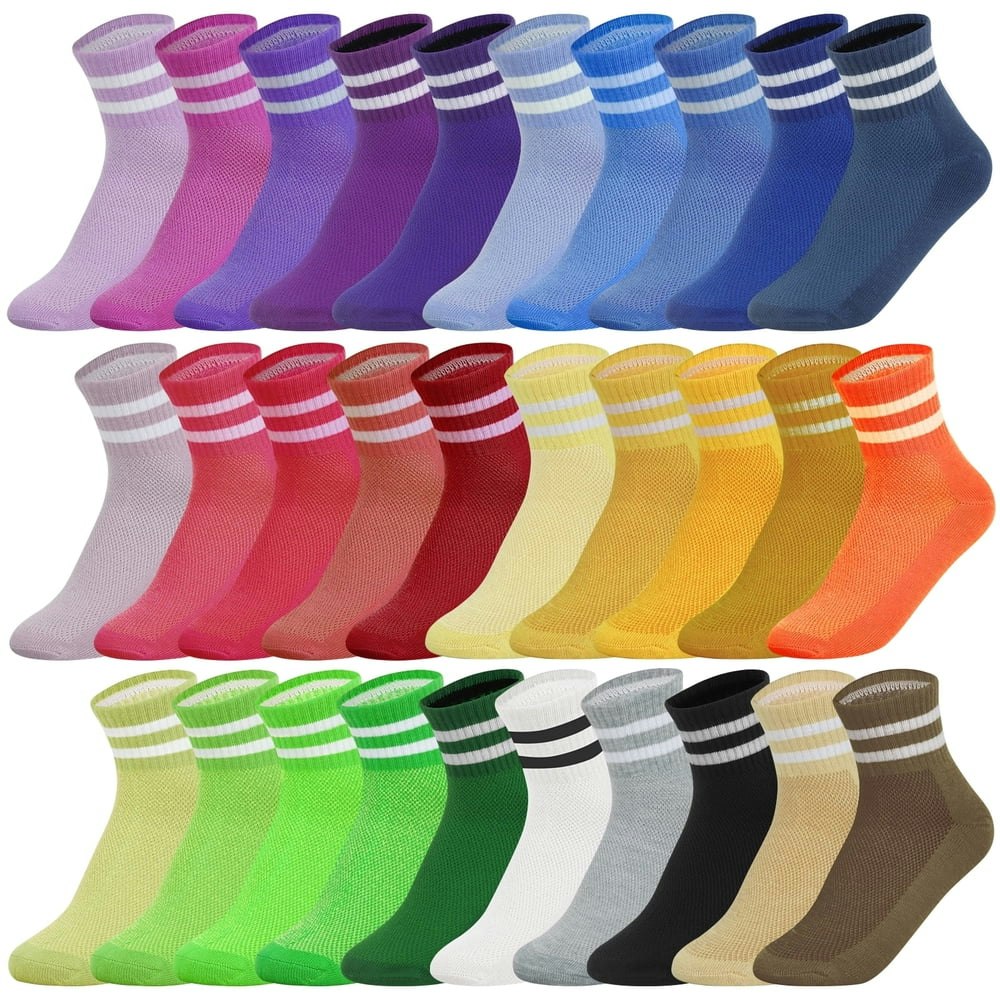 Sophproton Women's Mid Calf Socks 30-Pair Pack: $19.89 Sophproton Women's Mid Calf Socks 30-Pair Pack: $19.89