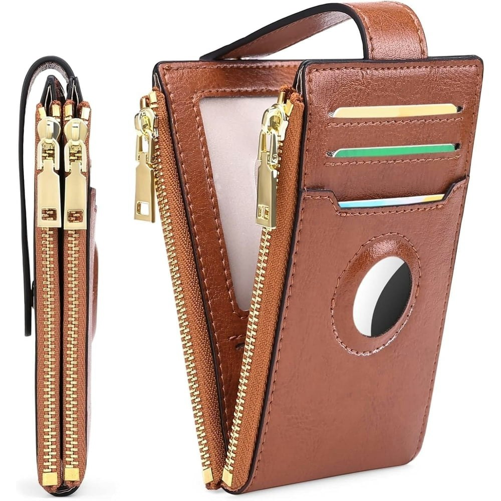Dammyty Women's Leather RFID Blocking Bifold Wallet: $15.89