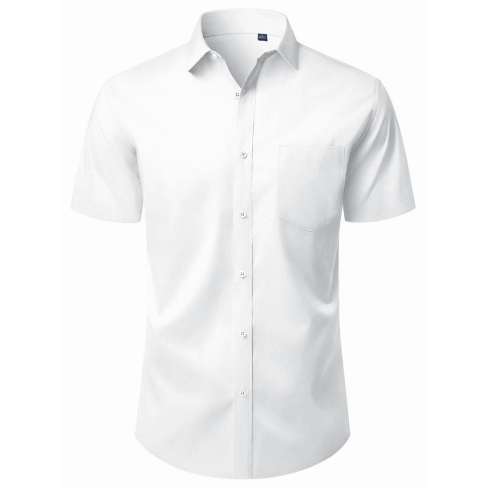 Sogami Men's Short-Sleeve Wrinkle-Free Button-Down Work Shirt: $16.99 Sogami Men's Short-Sleeve Wrinkle-Free Button-Down Work Shirt: $16.99