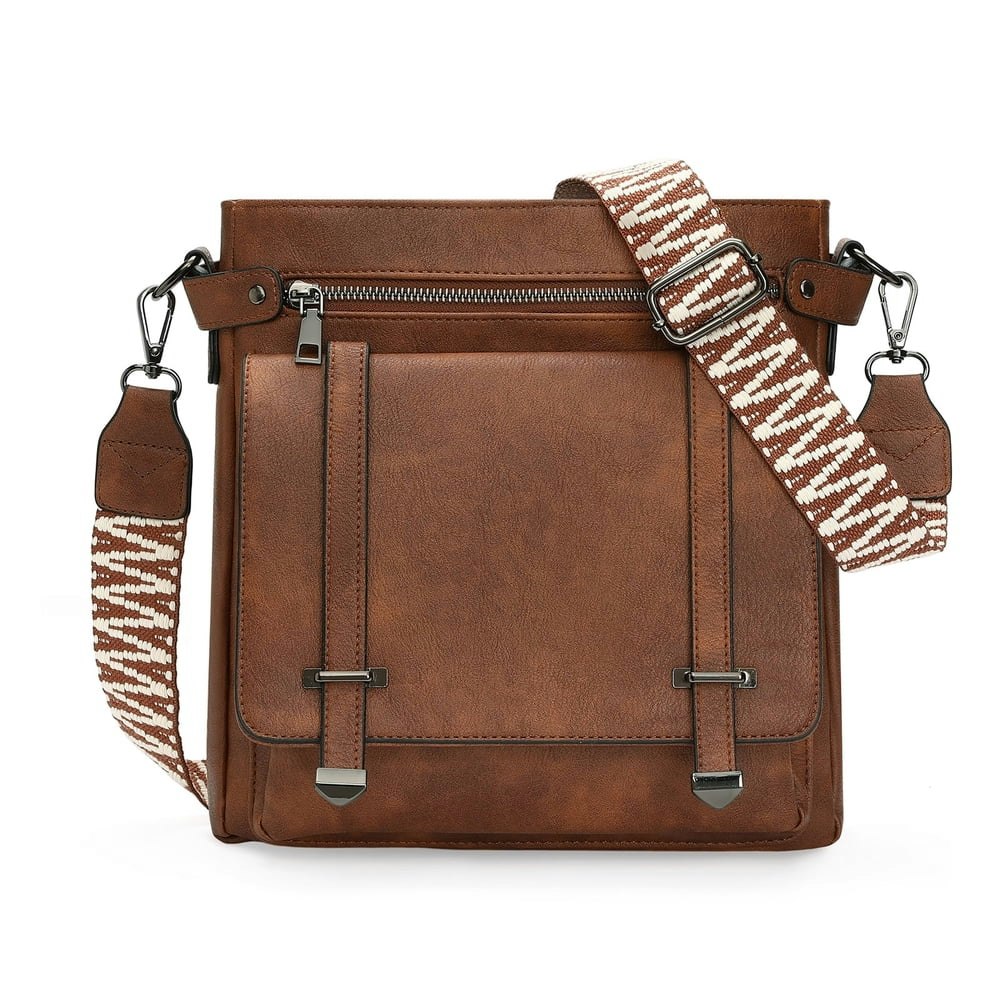 Kalunma Multi Pocket Vegan Leather Crossbody Bag: $28.71 Kalunma Multi Pocket Vegan Leather Crossbody Bag: $28.71