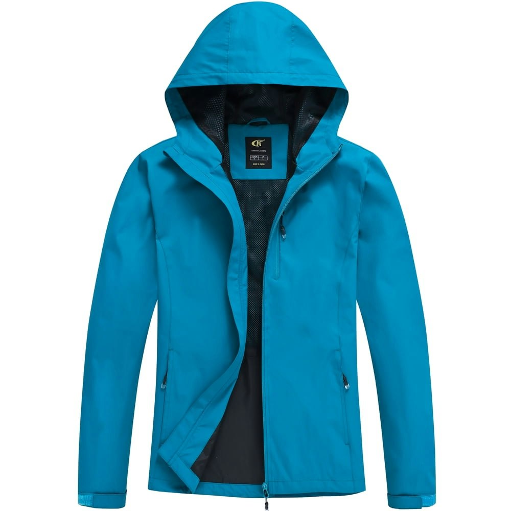 Xidunhg Women's Lightweight Waterproof Packable Hooded Windbreaker Jacket: $27.09