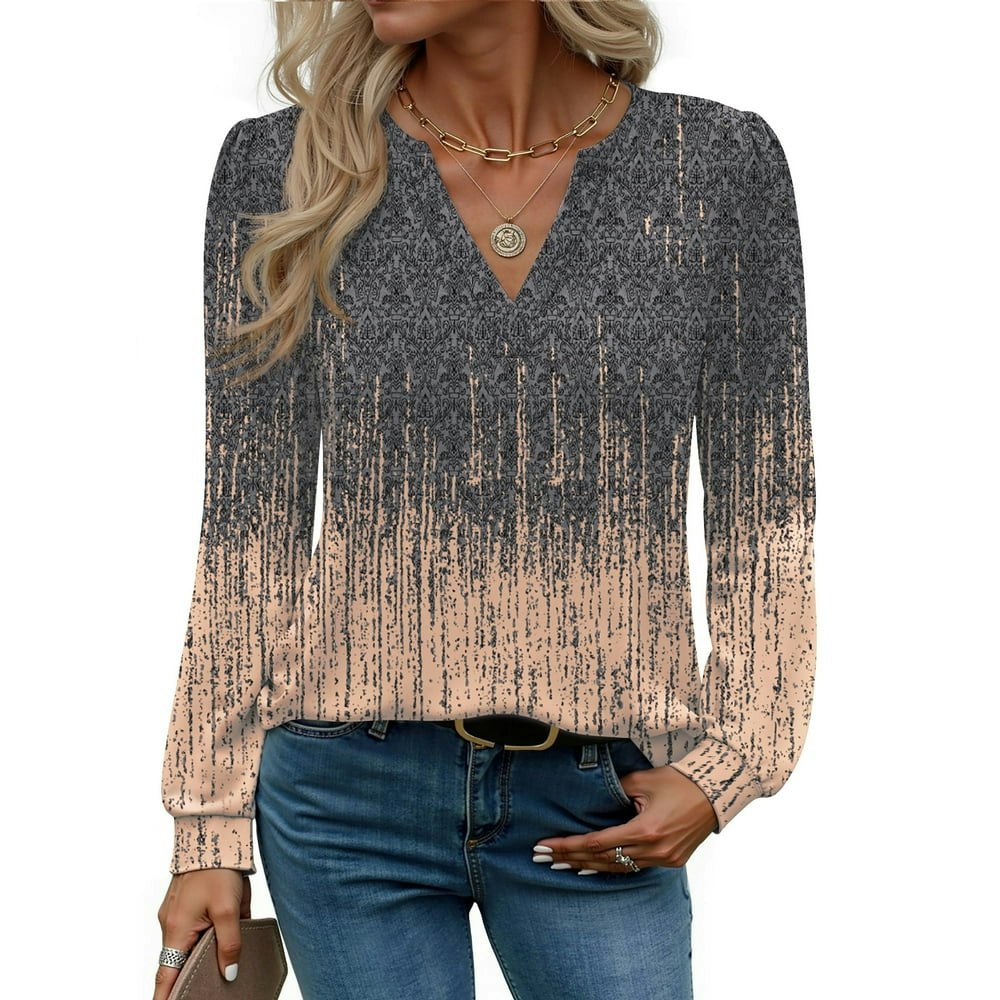 Fantaslook Women's V-Neck Long Sleeve Blouse: $12.49 Fantaslook Women's V-Neck Long Sleeve Blouse: $12.49