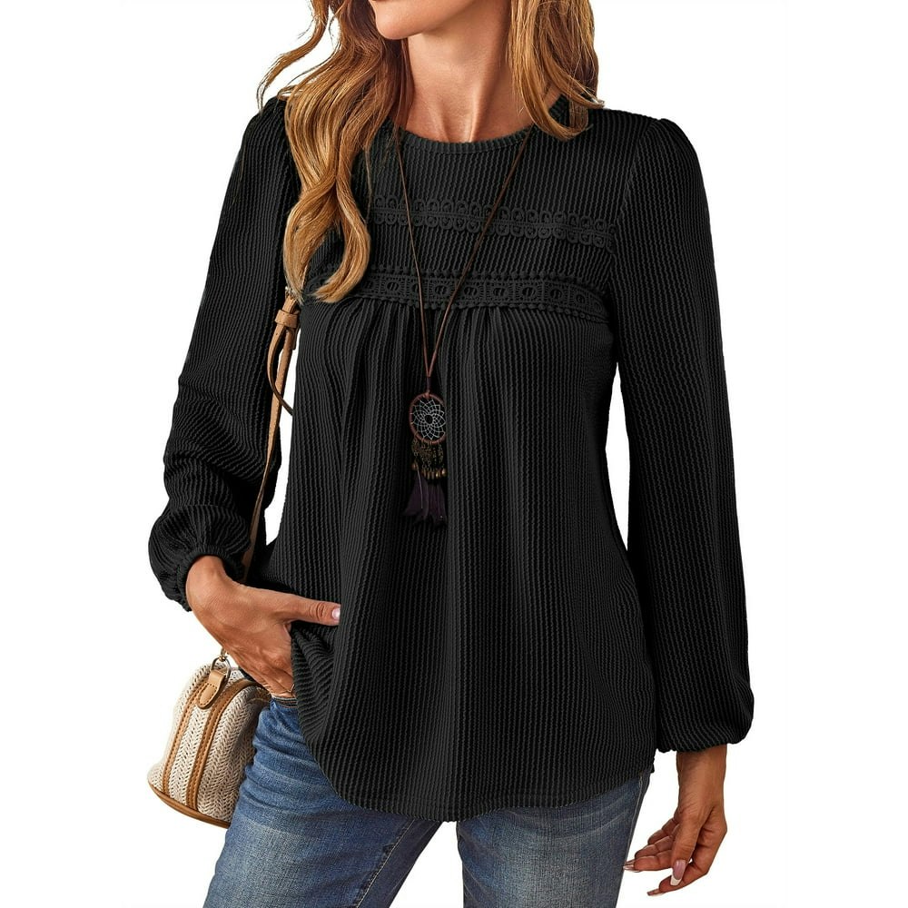 Corabera Plus Size Long Sleeve Tunic Top XXL: $17.89