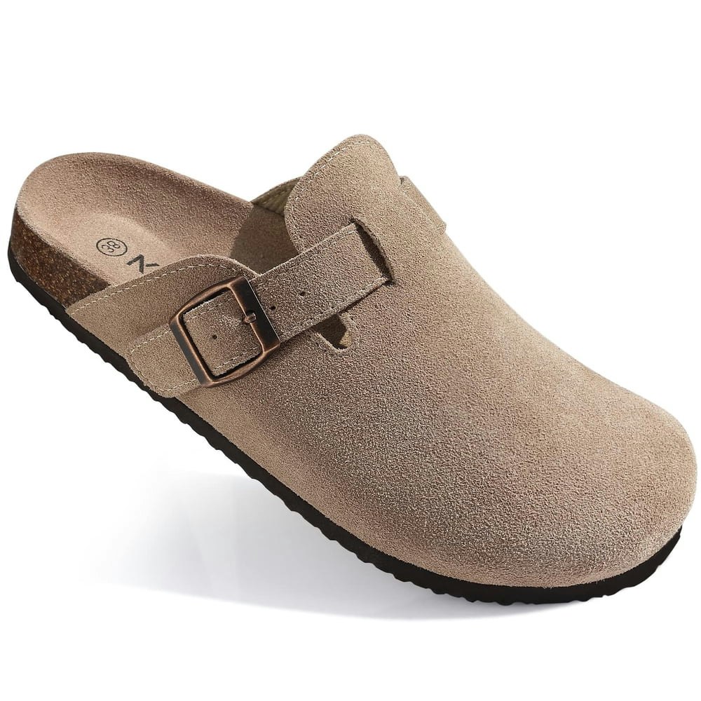 Comwarm Women's Suede Clogs with Arch Support: $23.99 Comwarm Women's Suede Clogs with Arch Support: $23.99