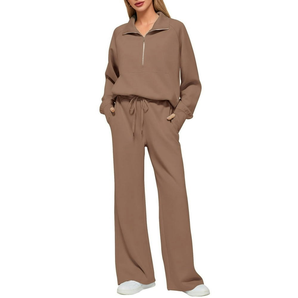 JYLFC Women's Hoodie and Jogger Sweatsuit Set XL: $27.92