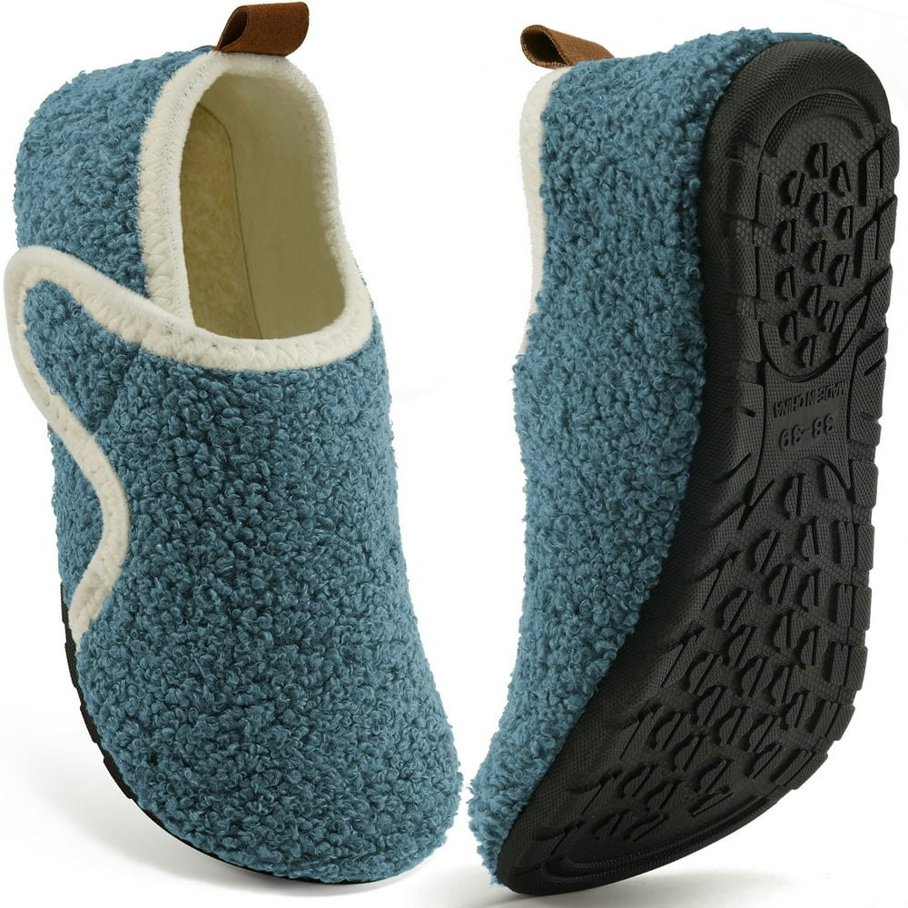 Ecetana Women's Fuzzy Slip-On House Slippers: $9.99 Ecetana Women's Fuzzy Slip-On House Slippers: $9.99