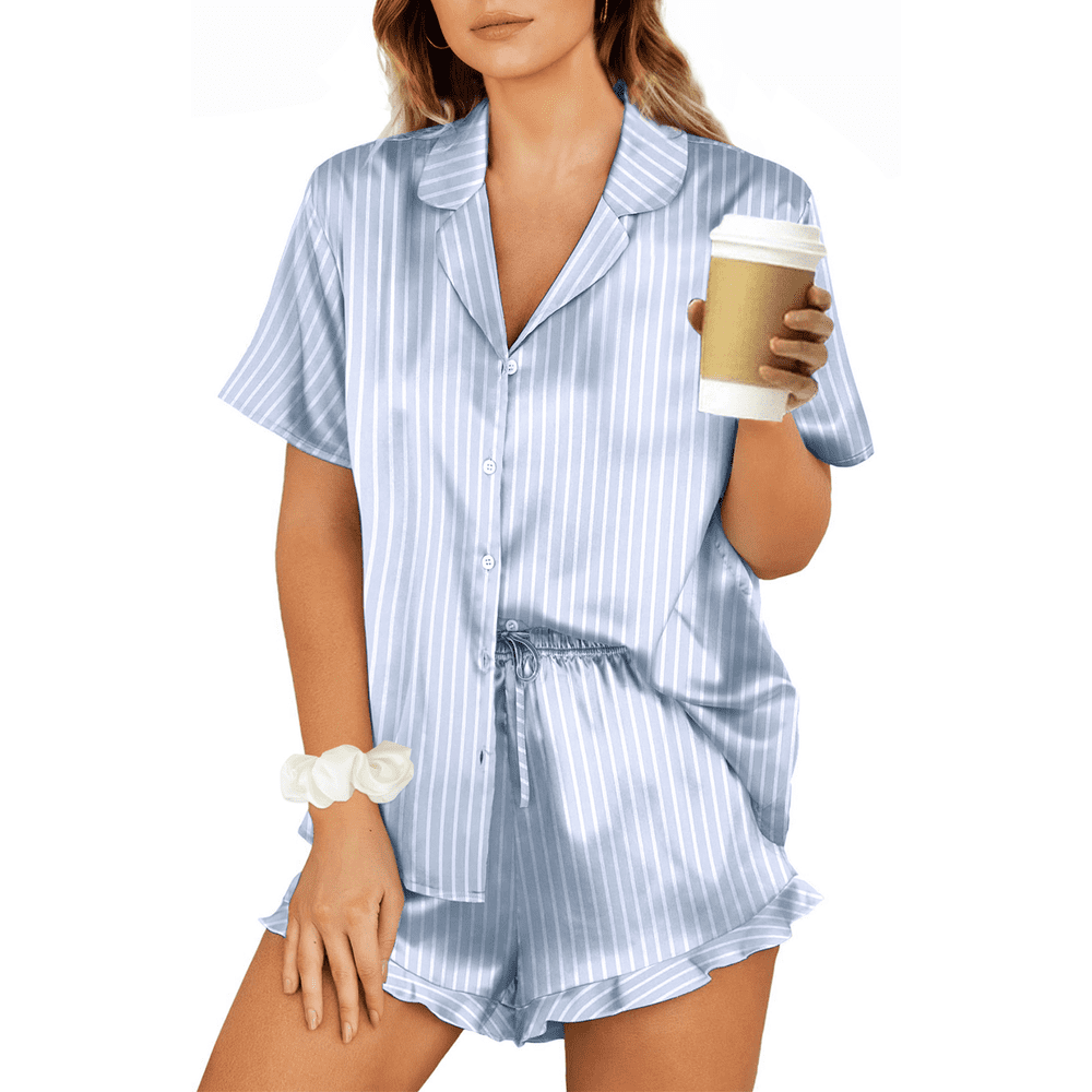 UVN Women's Satin Pajama Set 2-Piece: $14.97