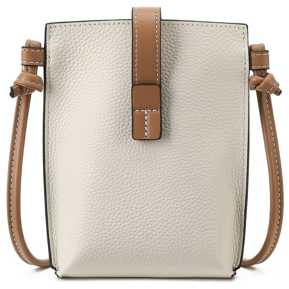 Kalunma Vegan Leather Small Crossbody Bag: $26.73
