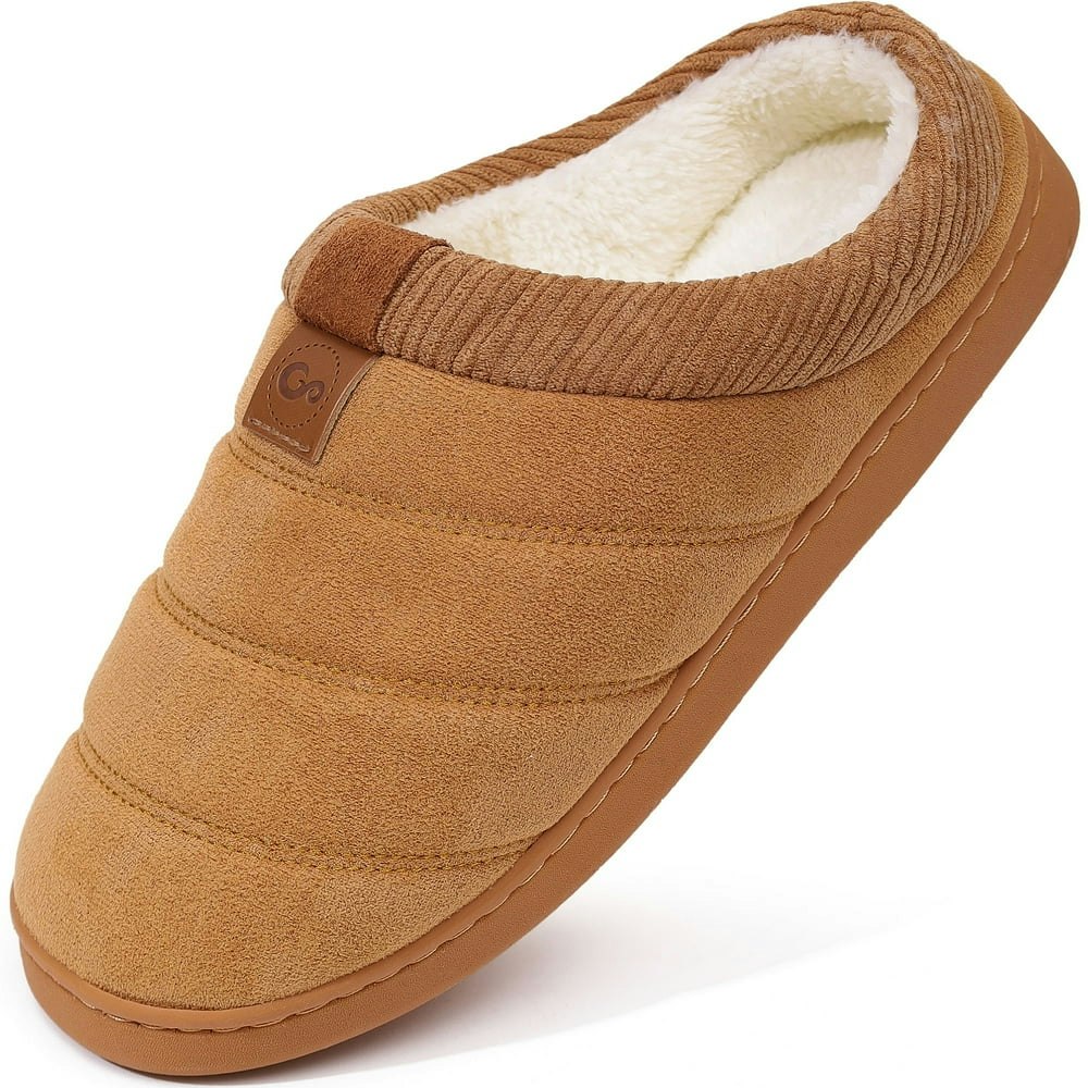 Ecetana Men's Memory Foam Scuff Slippers: $11.96 Ecetana Men's Memory Foam Scuff Slippers: $11.96