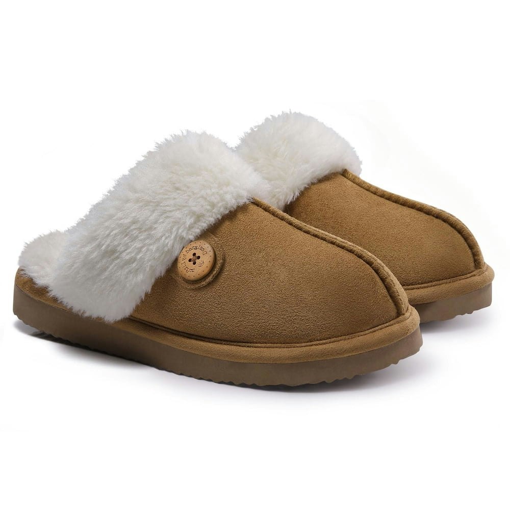 Comwarm Women's Fuzzy Memory Foam Slippers Size 8-8.5: $12.99 Comwarm Women's Fuzzy Memory Foam Slippers Size 8-8.5: $12.99