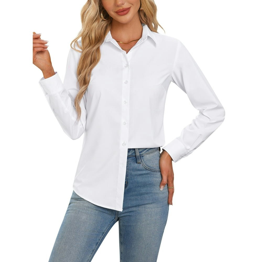 Vividaire Women's Long Sleeve Button Down Shirt: $16.87 Vividaire Women's Long Sleeve Button Down Shirt: $16.87