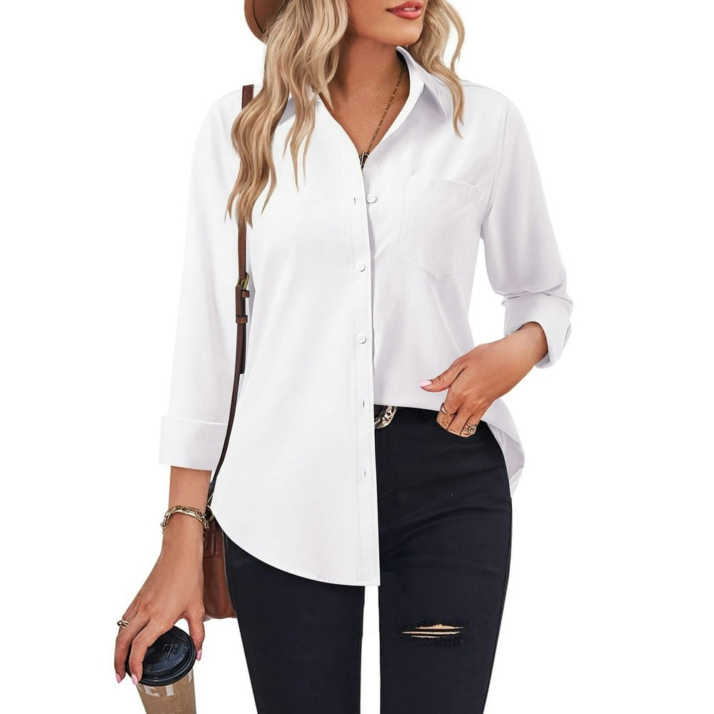 Vividaire Women's Oxford Cotton Button-Down Shirt: $16.87 Vividaire Women's Oxford Cotton Button-Down Shirt: $16.87