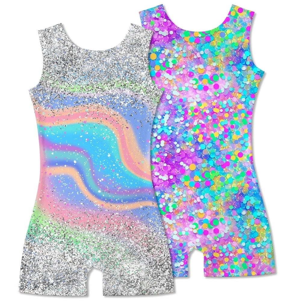 Aideaone Girls' Gymnastics Leotards 2-Pack: $19.79 Aideaone Girls' Gymnastics Leotards 2-Pack: $19.79