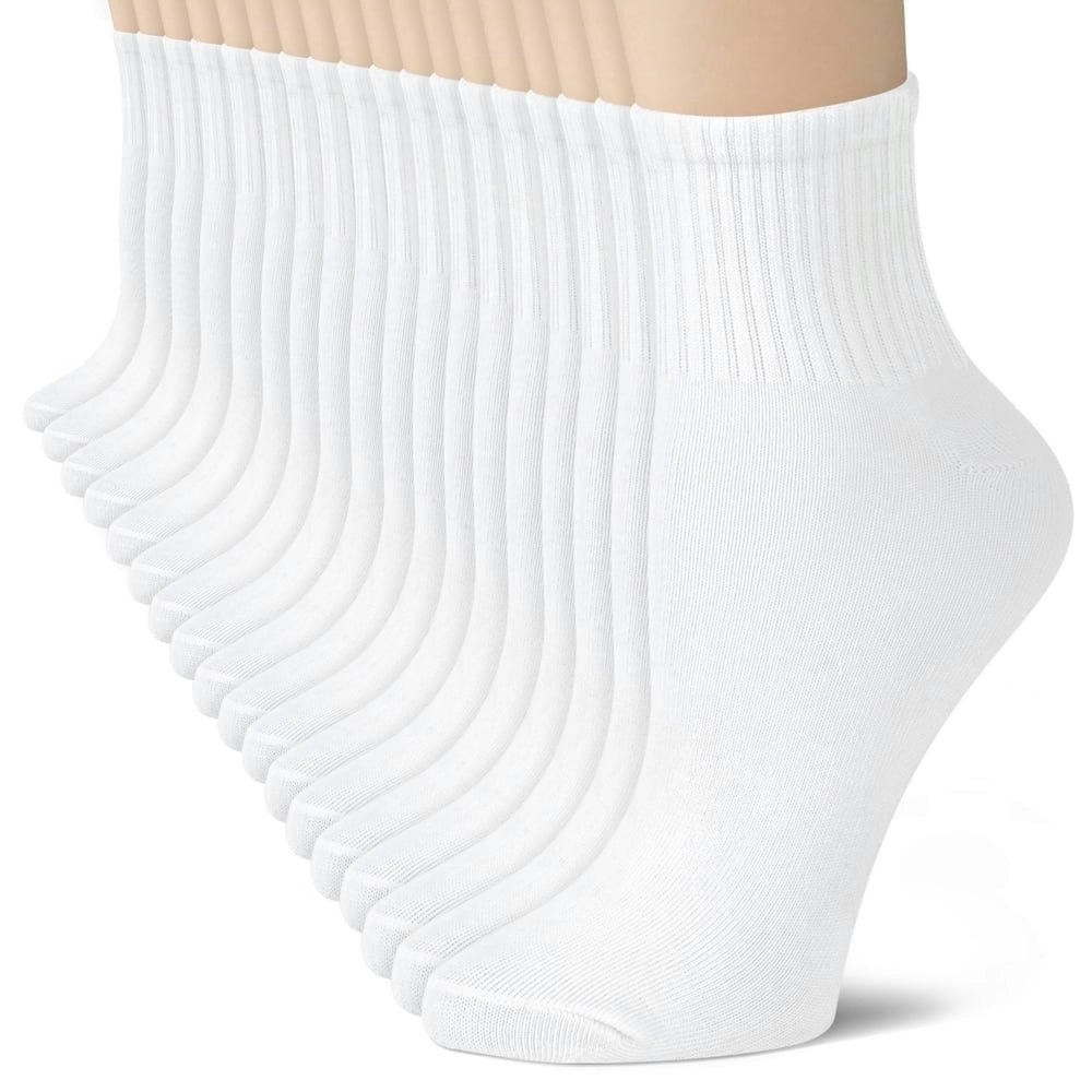 Smilooen Women's Mid Crew Socks 18-Pack: $16.69