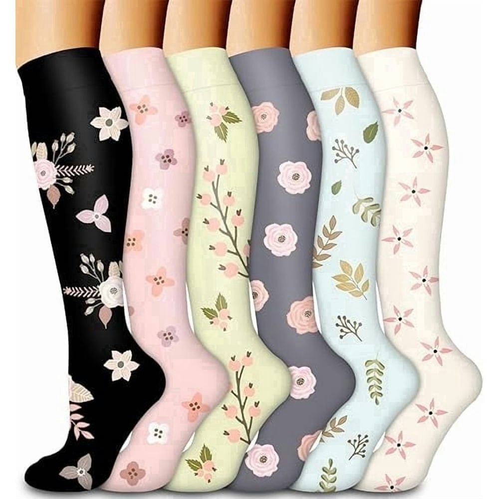 Uzmog Compression Socks 6-Pair Pack: $14.89