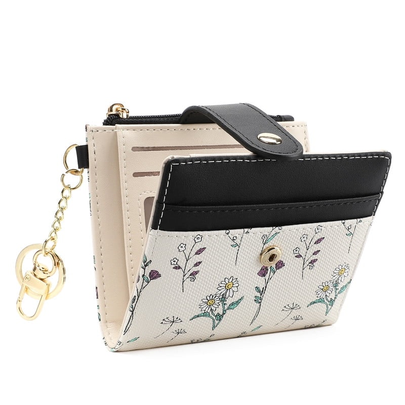 Gaekeao Women's RFID Blocking Slim Bifold Wallet Card Holder with Zipper Pocket ID Window: $13.99 Gaekeao Women's RFID Blocking Slim Bifold Wallet Card Holder with Zipper Pocket ID Window: $13.99