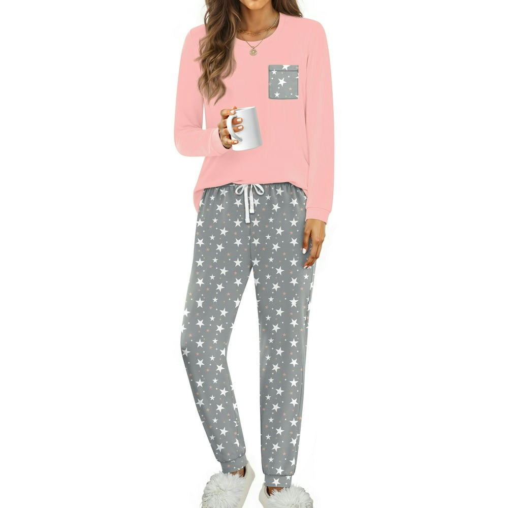 Fantaslook Women's 2-Piece Long Sleeve Pajama Set: $20.59