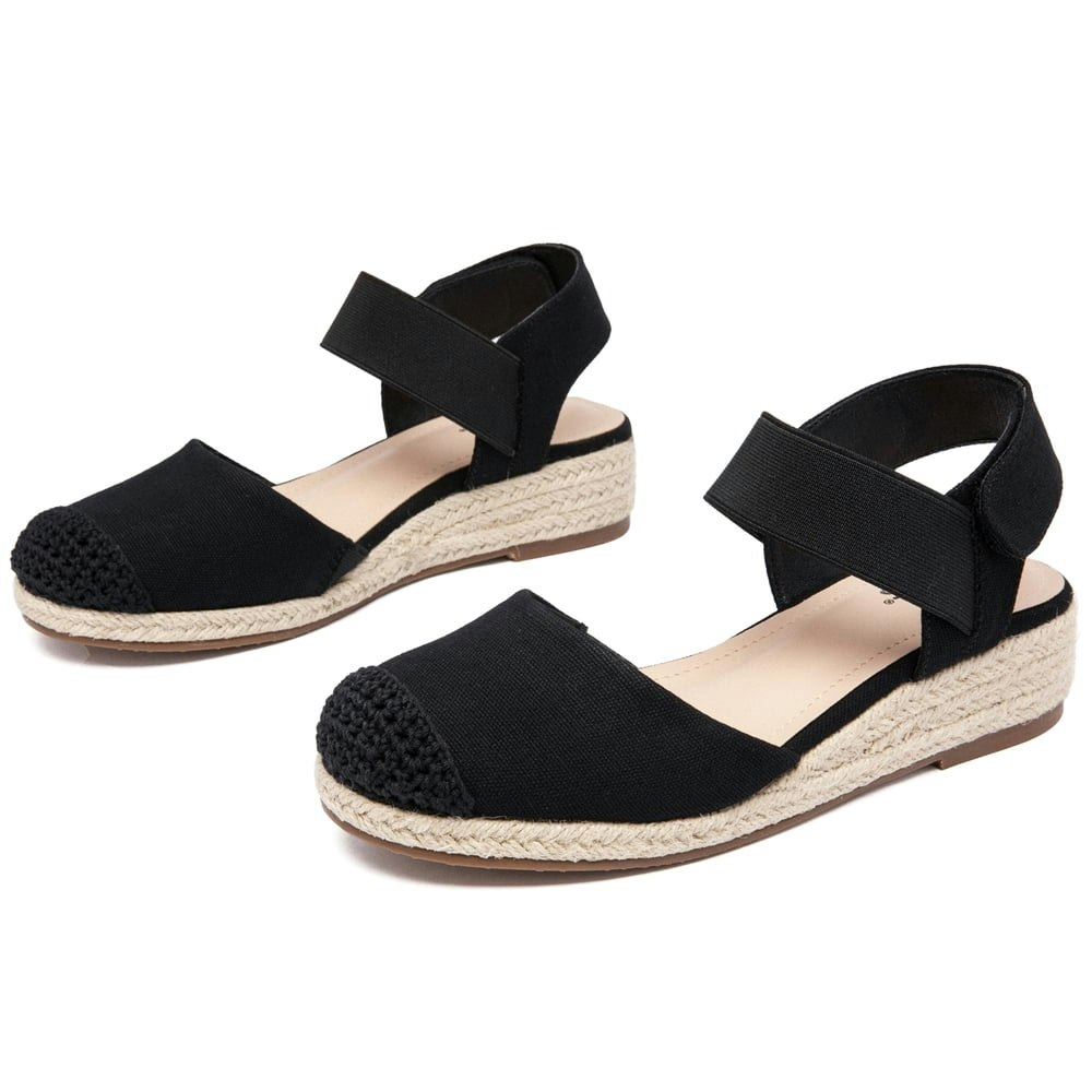 Ataiwee Women's Platform Wedge Espadrille Sandals: $29.99