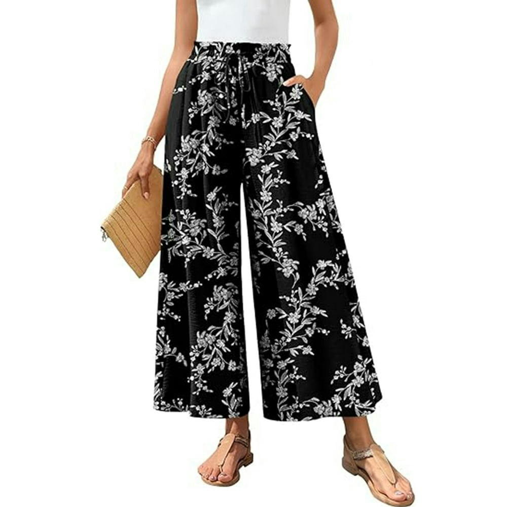 VDJ Women's Wide Leg Capri Pants Size XL: $12.22