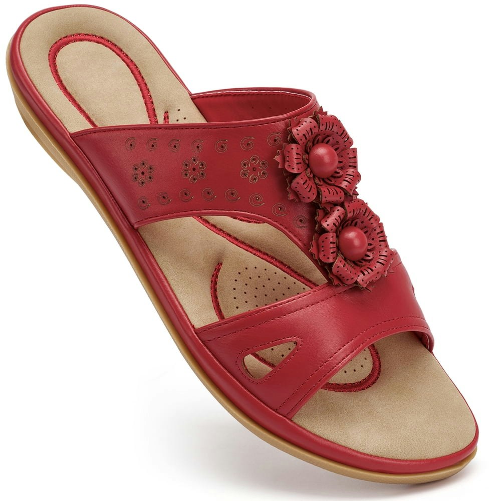 Ecetana Women's Flower Slide Sandals: $16.99 Ecetana Women's Flower Slide Sandals: $16.99